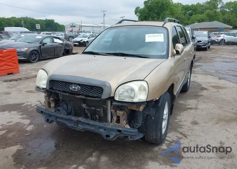2004 Hyundai Santa Fe Gls/Lx из США, поврежденный, VIN KM8SC13D04U832873